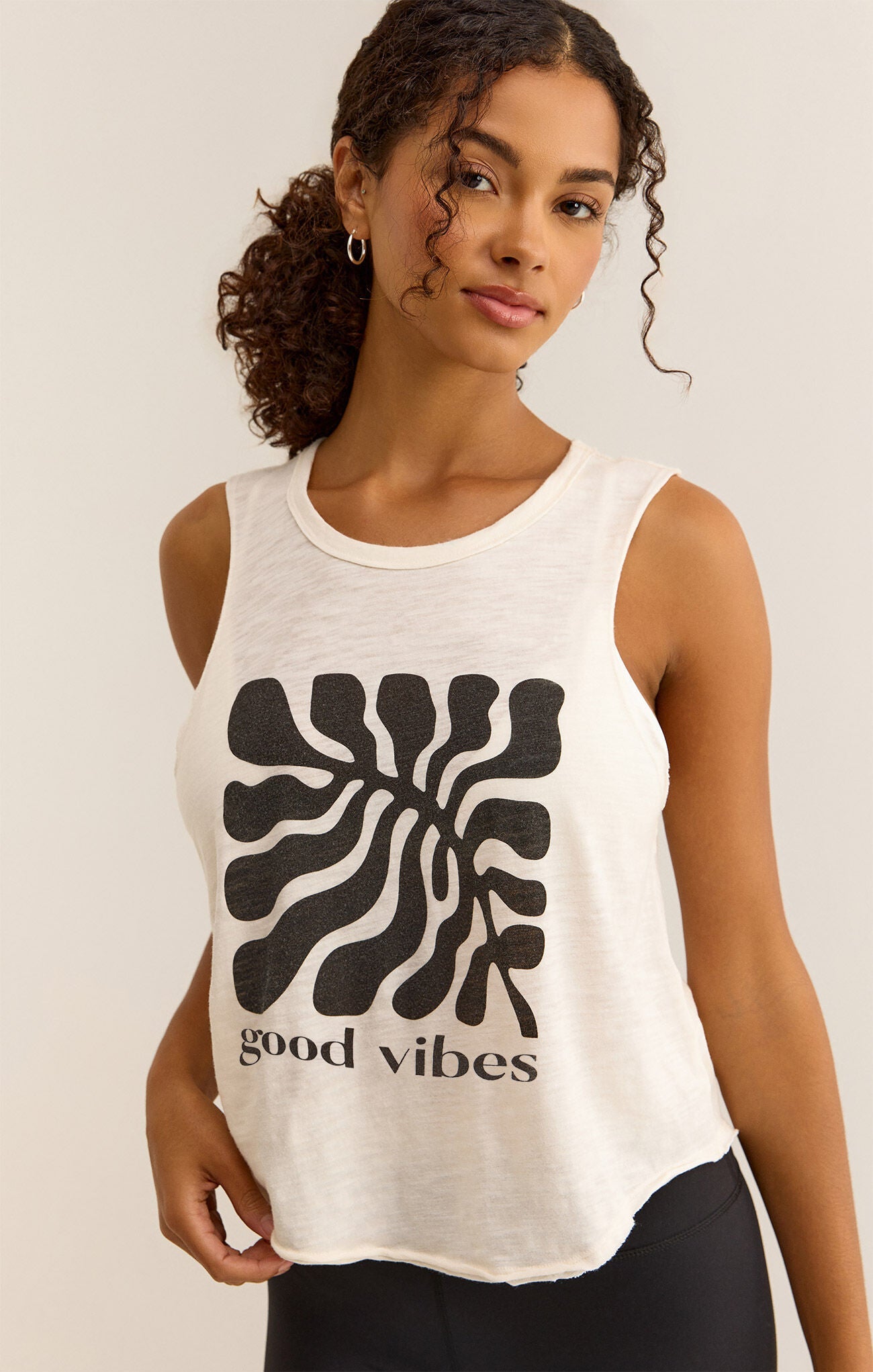 GOOD VIBES TANK - Uptown Boutique Ramona