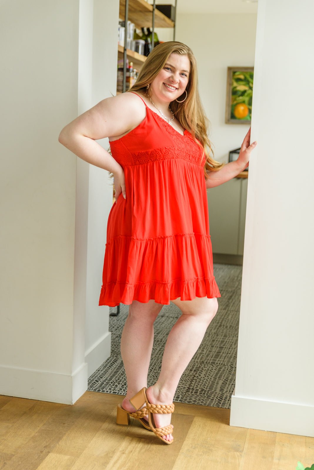 Got The Glow Dress In Red (Online Exclusive) - Uptown Boutique Ramona