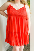 Got The Glow Dress In Red (Online Exclusive) - Uptown Boutique Ramona