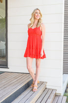 Got The Glow Dress In Red (Online Exclusive) - Uptown Boutique Ramona