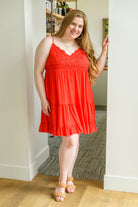 Got The Glow Dress In Red (Online Exclusive) - Uptown Boutique Ramona