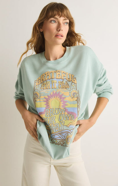 GRATEFUL SUNDAY SWEATSHIRT - Uptown Boutique Ramona