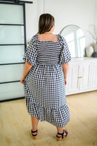 Greenville Gingham Midi Dress (Online Exclusive) - Uptown Boutique Ramona