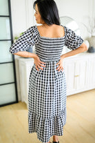 Greenville Gingham Midi Dress (Online Exclusive) - Uptown Boutique Ramona