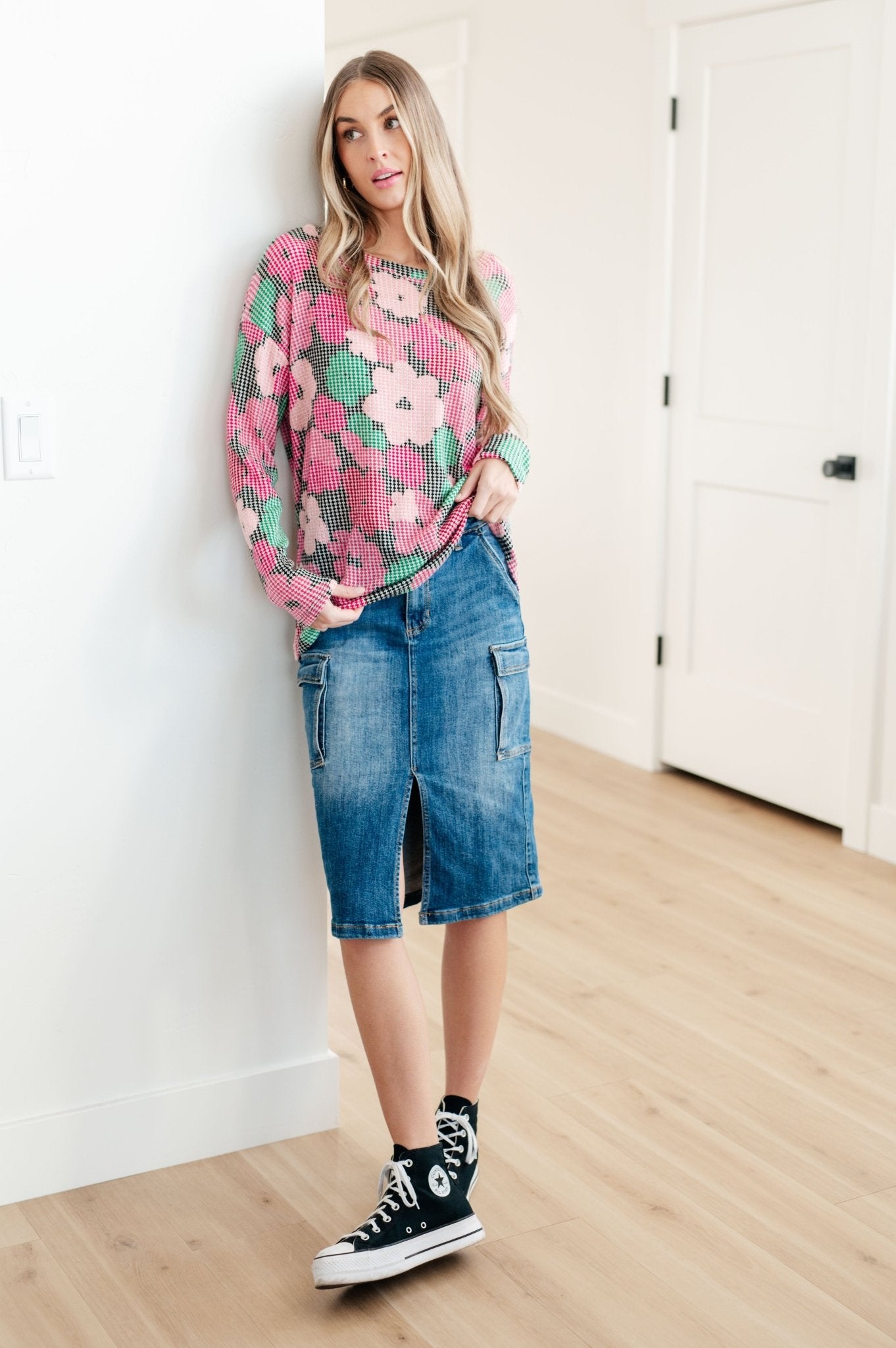 Group Chat Floral Top (Online Exclusive) - Uptown Boutique Ramona