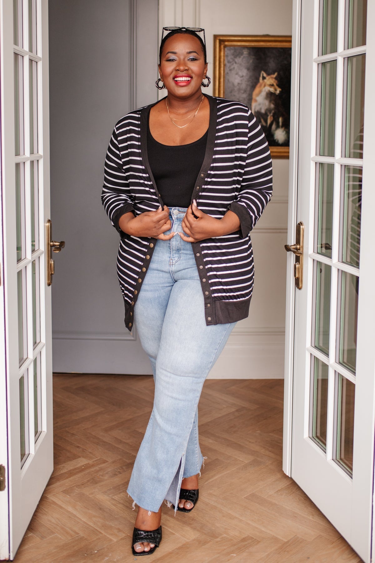 Have You Heard Cardigan in Black (Online Exclusive) - Uptown Boutique Ramona