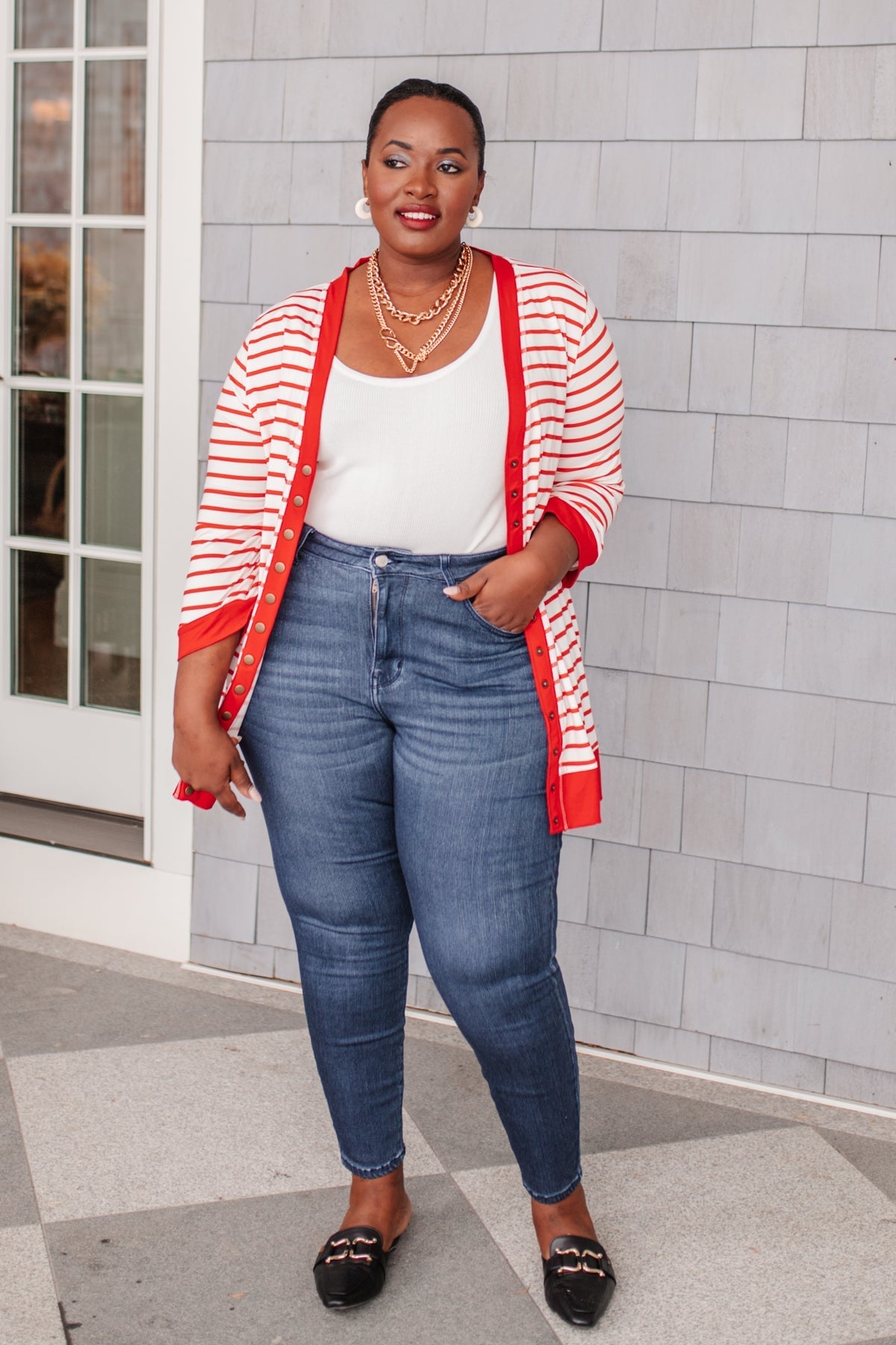 Have You Heard Cardigan in Red (Online Exclusive) - Uptown Boutique Ramona