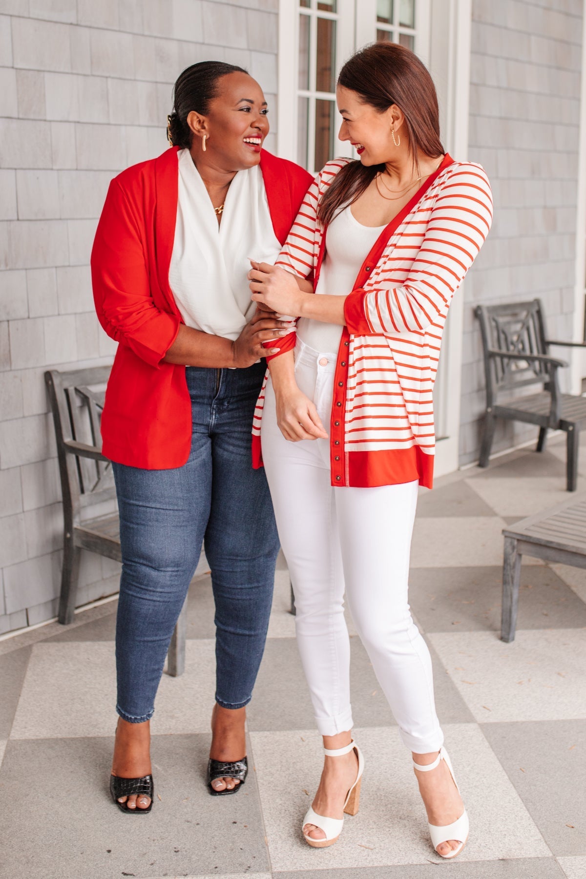 Have You Heard Cardigan in Red (Online Exclusive) - Uptown Boutique Ramona