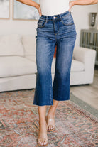 Hayes High Rise Wide Leg Crop Jeans - Uptown Boutique Ramona