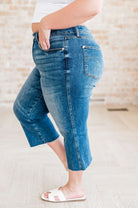 Hayes High Rise Wide Leg Crop Jeans - Uptown Boutique Ramona