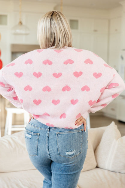 Heart On My Sleeves Sweater (Online Exclusive) - Uptown Boutique Ramona