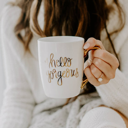 Hello Gorgeous Coffee Mug - Uptown Boutique Ramona