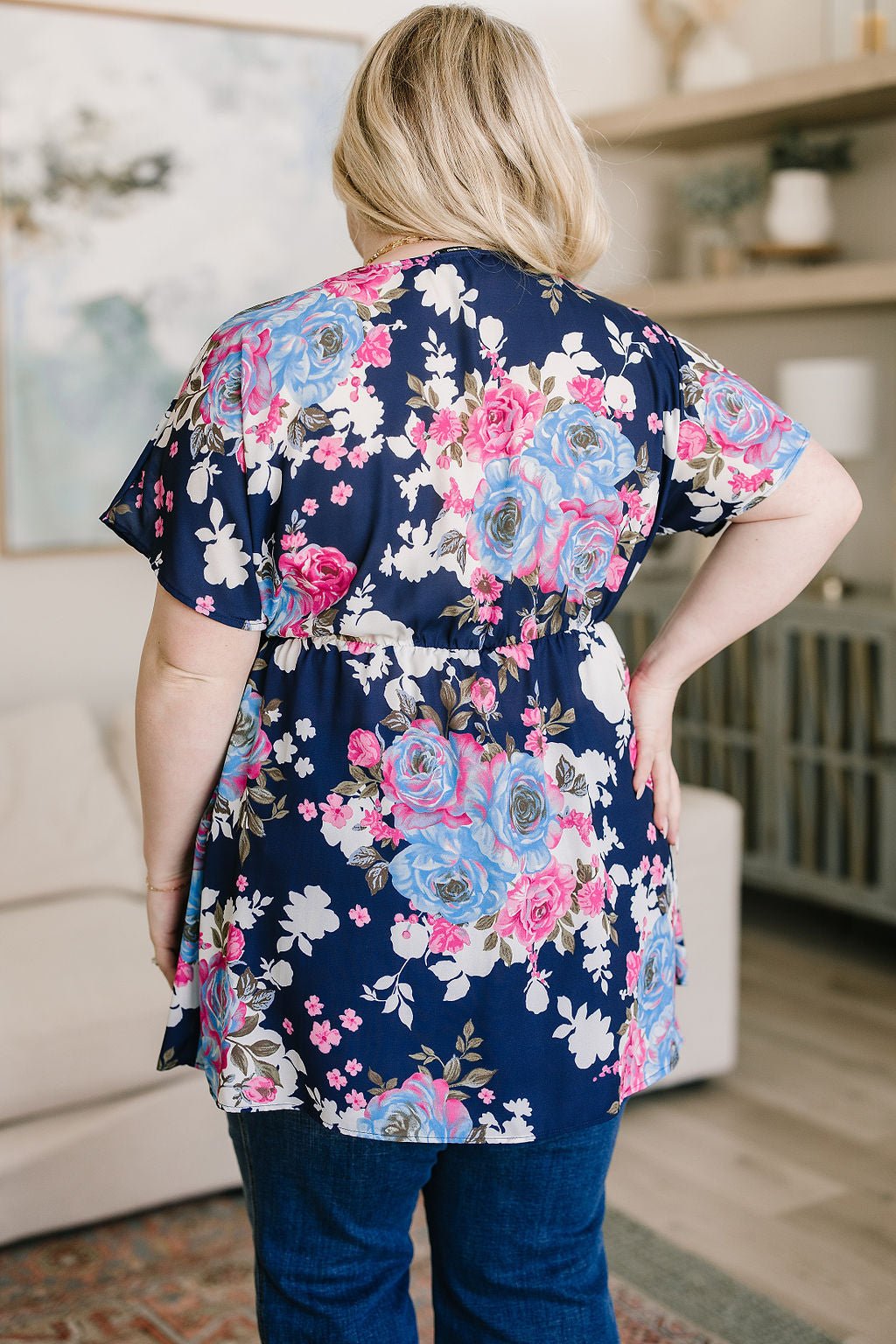 Hello Hummingbird Floral Top (Online Exclusive) - Uptown Boutique Ramona