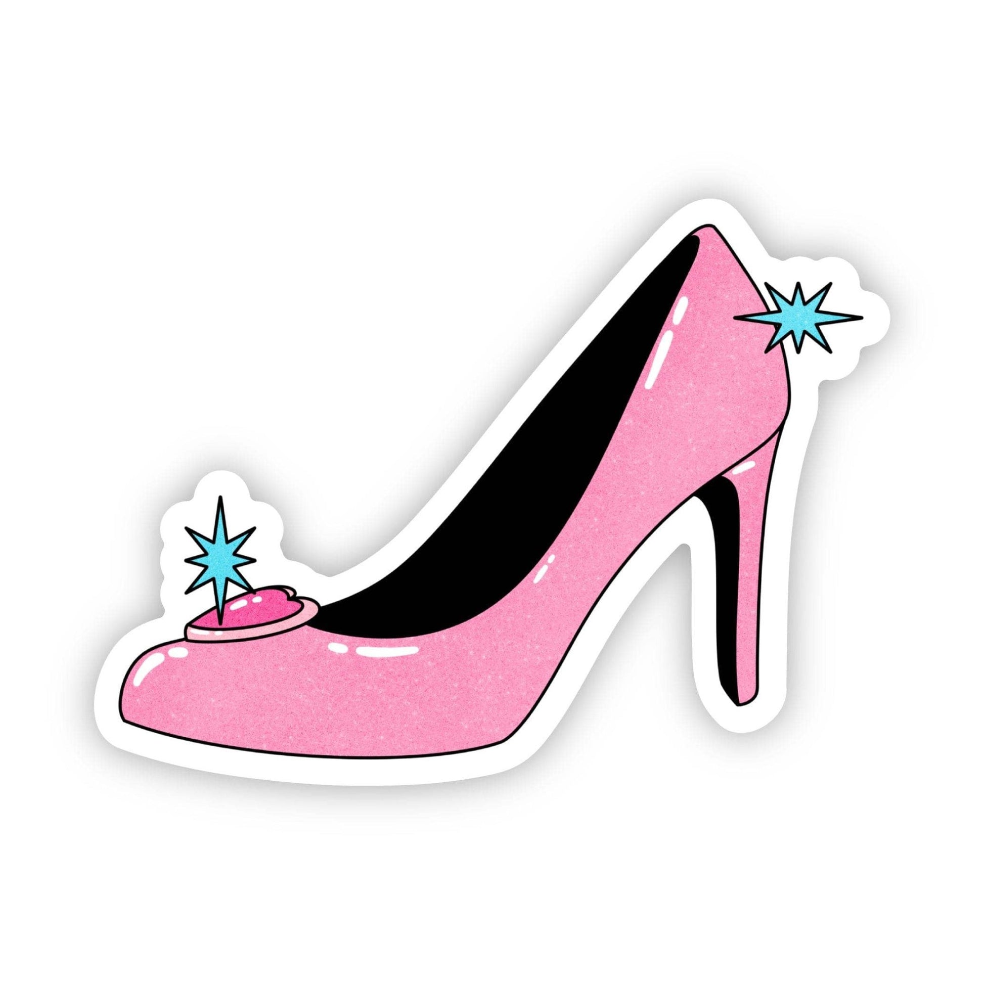 High heel pink sticker - Uptown Boutique Ramona