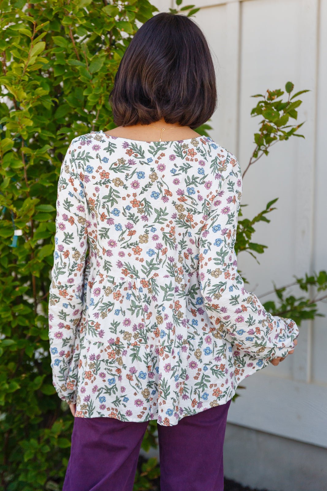 I Think I Can V - Neck Floral Top (Online Exclusive) - Uptown Boutique Ramona