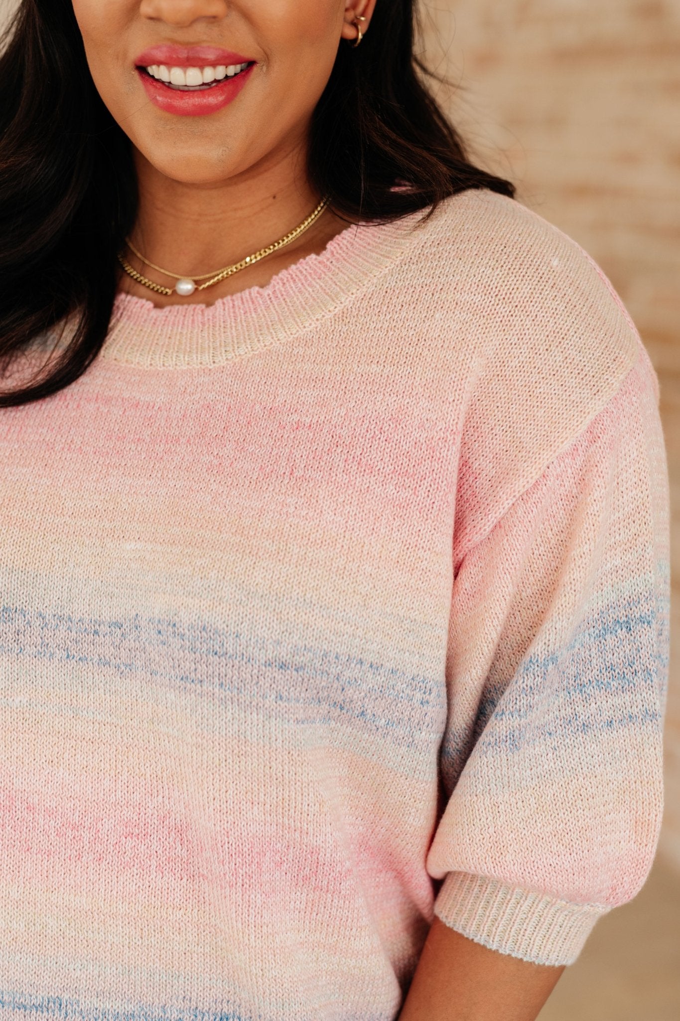 I'll Never Stop Striped Sweater (Online Exclusive) - Uptown Boutique Ramona