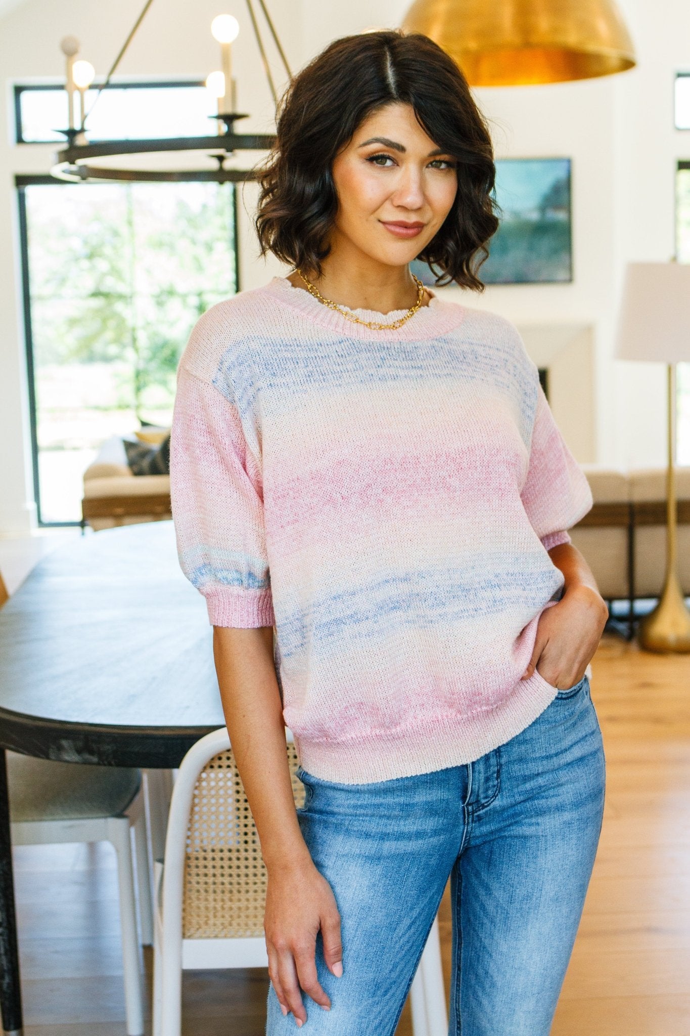 I'll Never Stop Striped Sweater (Online Exclusive) - Uptown Boutique Ramona