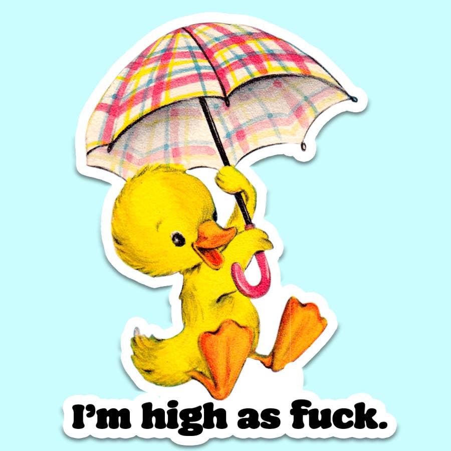 I'm High Sticker - Uptown Boutique Ramona