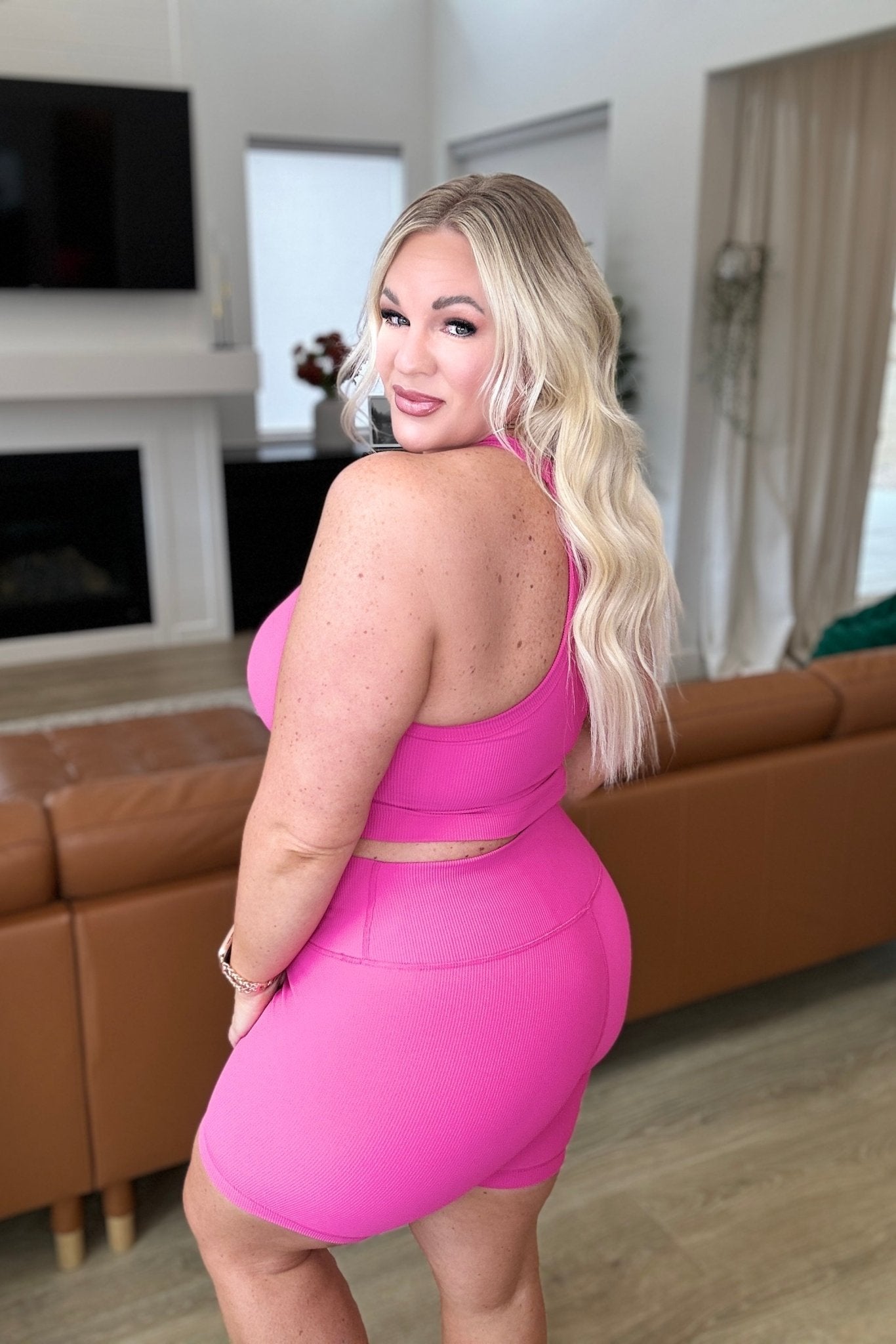 I'm Walkin' Here Biker Shorts (Online Exclusive) - Uptown Boutique Ramona