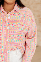 Imagine When Corduroy Button Down (Online Exclusive) - Uptown Boutique Ramona