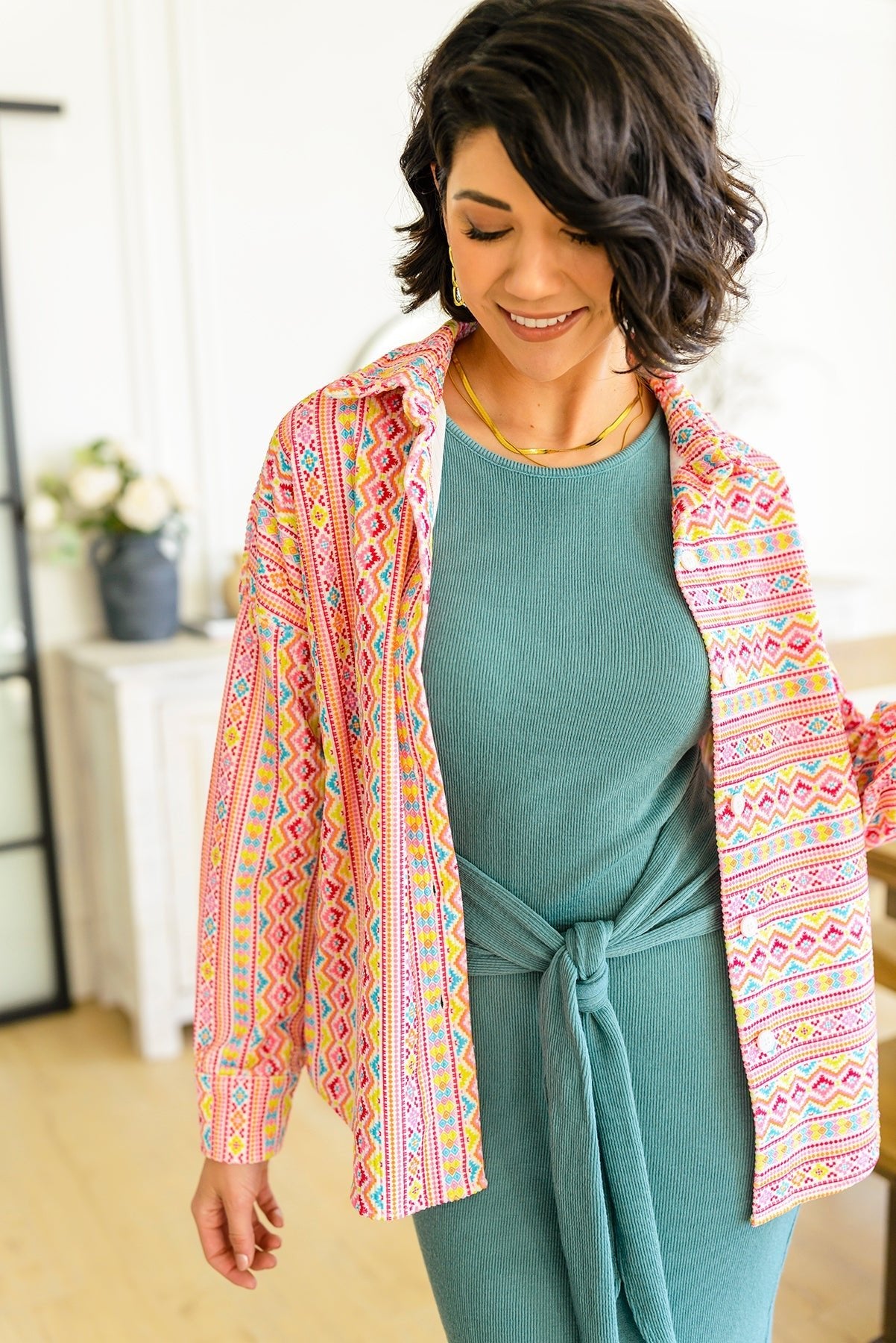 Imagine When Corduroy Button Down (Online Exclusive) - Uptown Boutique Ramona