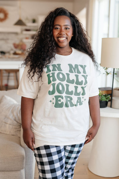 In My Holly Jolly Era Graphic Tee (Online Exclusive) - Uptown Boutique Ramona