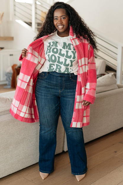 In My Holly Jolly Era Graphic Tee (Online Exclusive) - Uptown Boutique Ramona