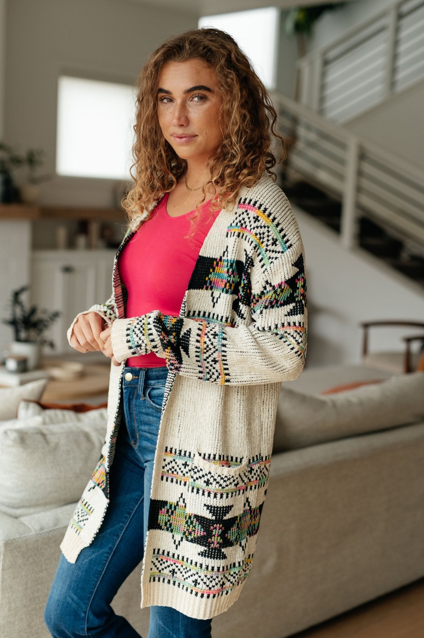 In the Nick Of Time Longline Cardigan (Online Exclusive) - Uptown Boutique Ramona