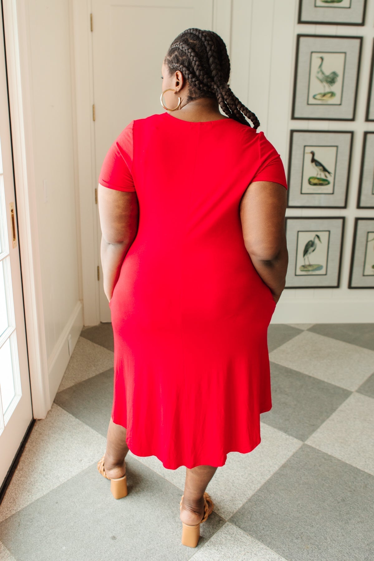 In the Now Dress in Red (Online Exclusive) - Uptown Boutique Ramona