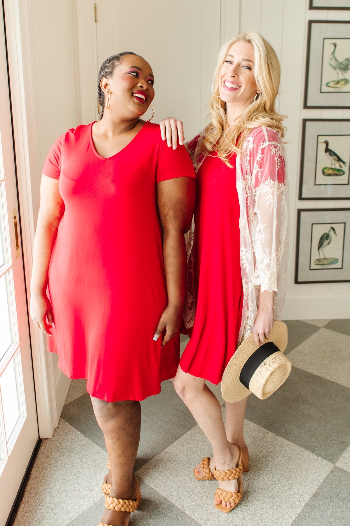 In the Now Dress in Red (Online Exclusive) - Uptown Boutique Ramona