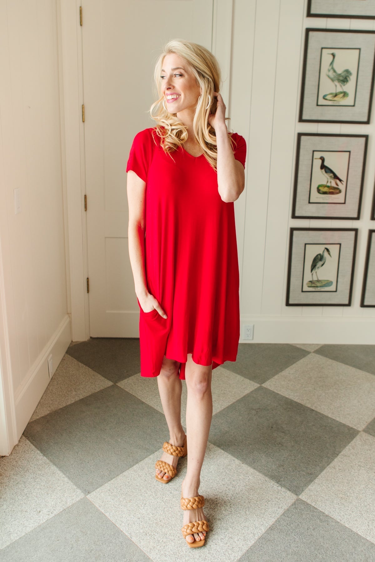 In the Now Dress in Red (Online Exclusive) - Uptown Boutique Ramona