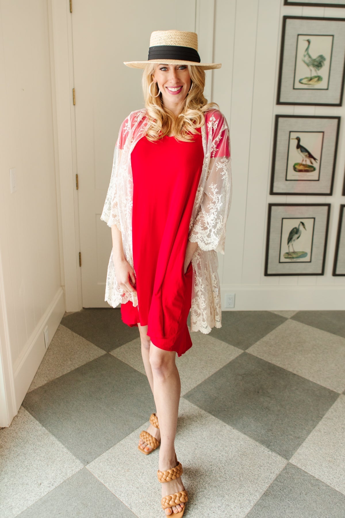 In the Now Dress in Red (Online Exclusive) - Uptown Boutique Ramona