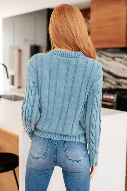 In the Right Direction Cable Knit Sweater (Online Exclusive) - Uptown Boutique Ramona