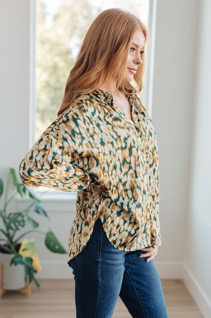 In the Willows Button Up Blouse (Online Exclusive) - Uptown Boutique Ramona