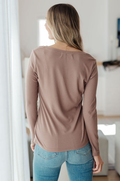 Indeed You Do Long Sleeve V - Neck Top (Online Exclusive) - Uptown Boutique Ramona