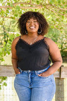 Infinite Memories Lace Bodysuit In Black (Online Exclusive) - Uptown Boutique Ramona