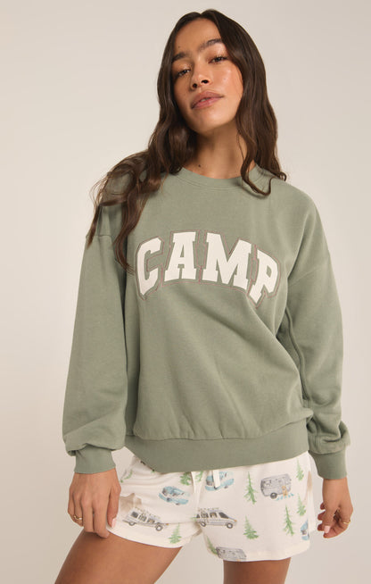 OVERSIZED CAMP SWEATSHIRT