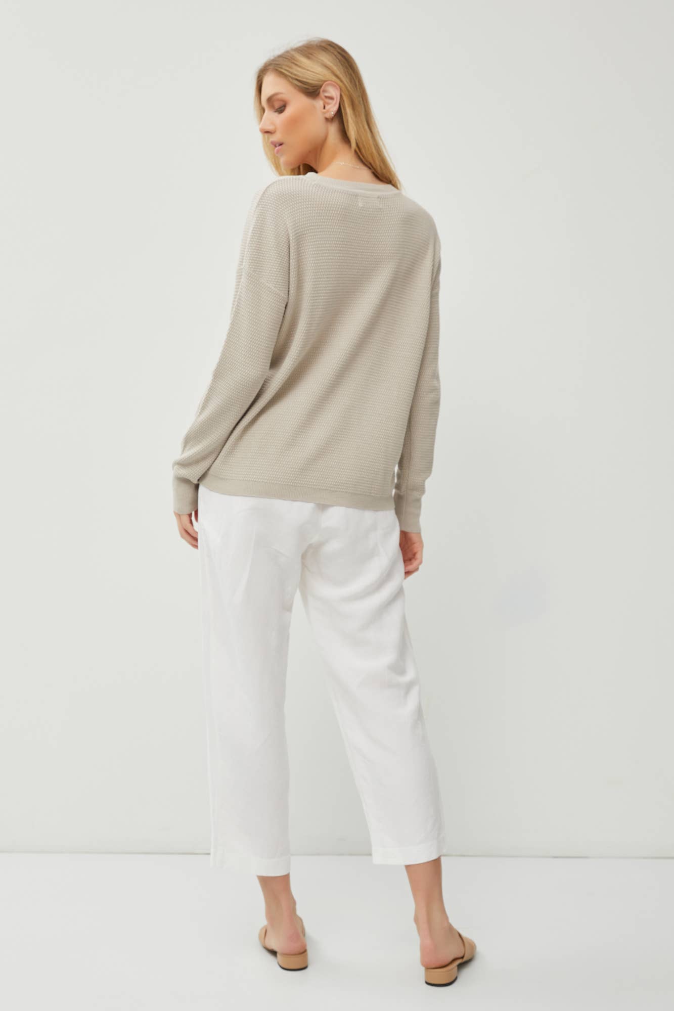 It's Up To You Ribbed Sweater - Uptown Boutique Ramona