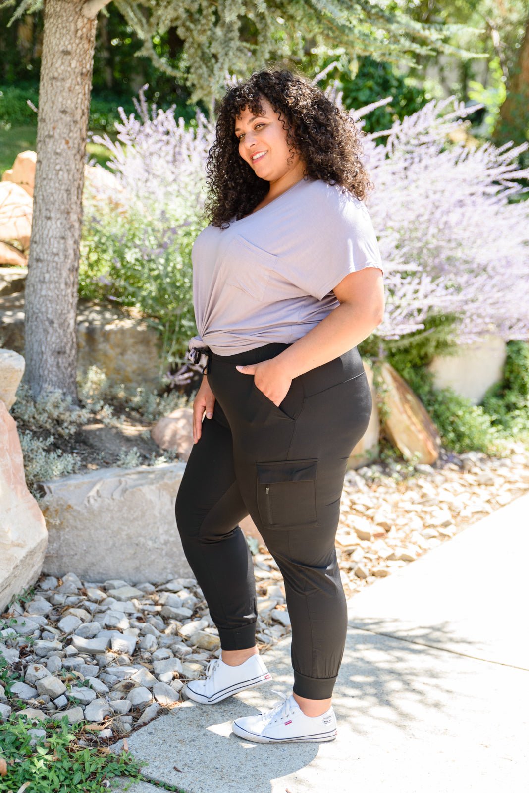 Jenny High Waist Jogger (Online Exclusive) - Uptown Boutique Ramona