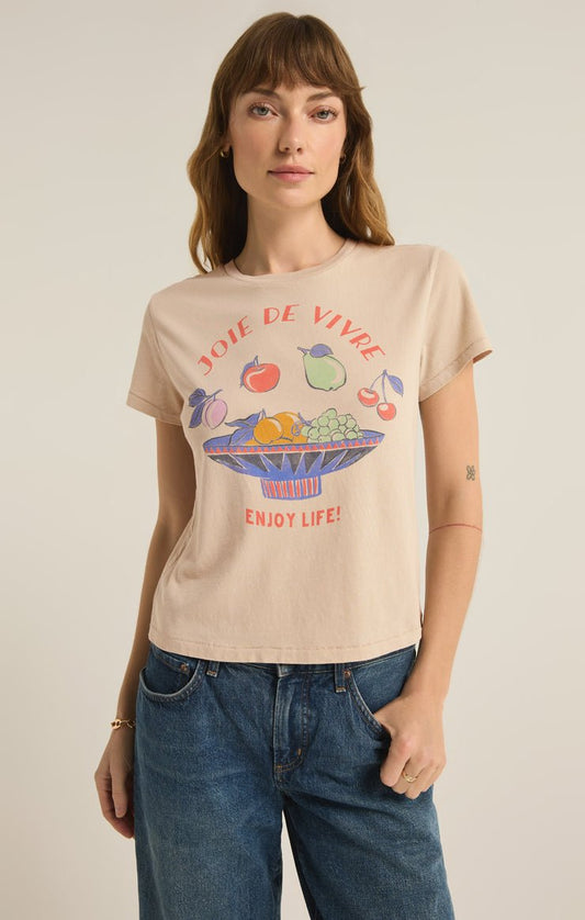 JOIE DE VIVRE TOURIST TEE - Uptown Boutique Ramona