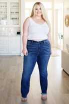 Josephine Mid Rise Raw Hem Bootcut Jeans (Online Exclusive) - Uptown Boutique Ramona