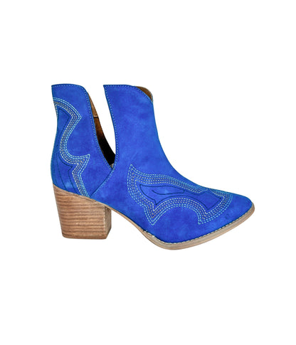 Journee Ankle Boots in Blue (Online Exclusive)