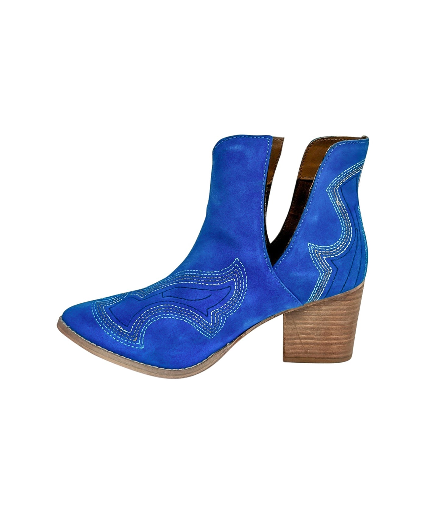 Journee Ankle Boots in Blue (Online Exclusive)