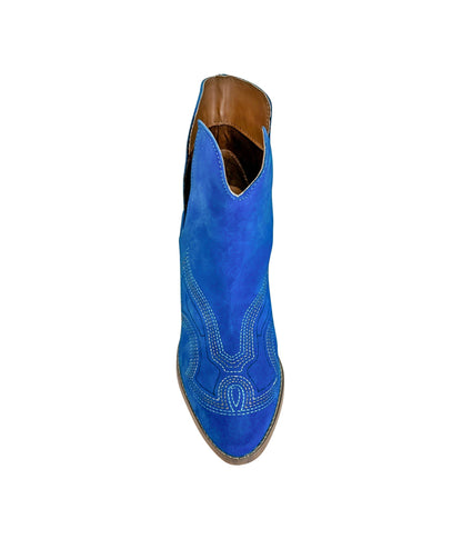 Journee Ankle Boots in Blue (Online Exclusive)