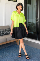 Just a Flirt Pleated Skirt in Black - Uptown Boutique Ramona