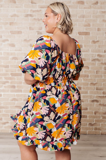 Just Hold On Floral Dress - Uptown Boutique Ramona