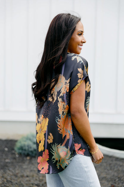 Just to See You Smile Floral Blouse (Online Exclusive) - Uptown Boutique Ramona