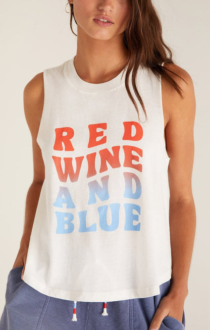 Kayla Wine Tank - Uptown Boutique Ramona