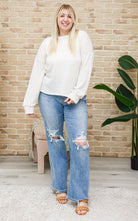 Keep Me Here Knit Sweater in Cream (Online Exclusive) - Uptown Boutique Ramona