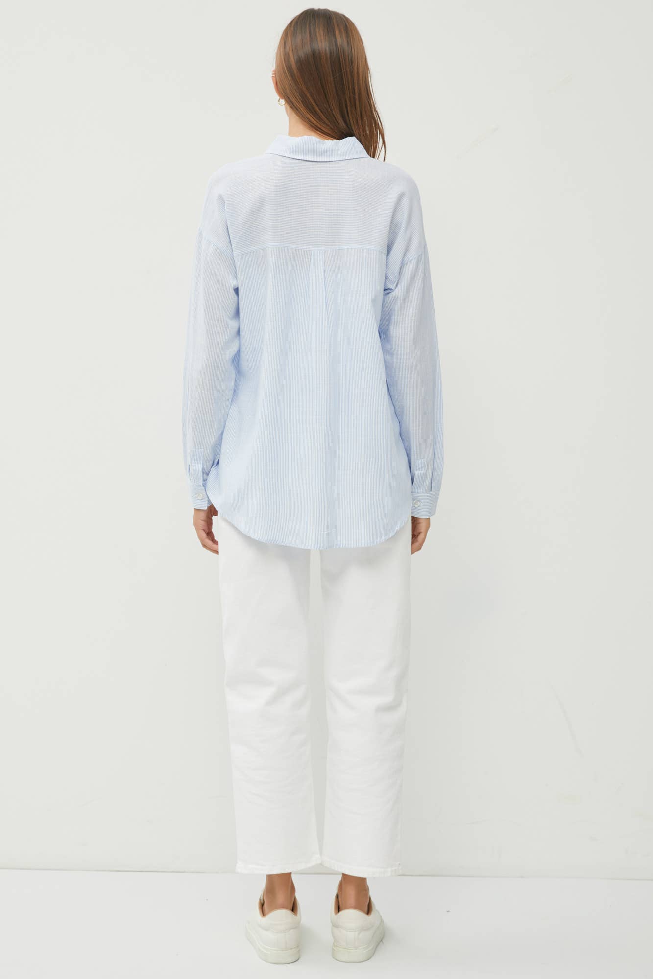 La Jolla Shores Striped Blouse - Uptown Boutique Ramona